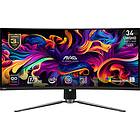 MSI MAG 341CQP QD-OLED Curved 34" OLED 3440x1440 175 Hz 2xHDMI,DP,USB-C Adaptive-Sync